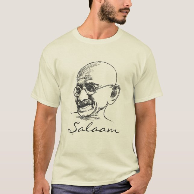 Camiseta Gandhi Salaam (Anverso)