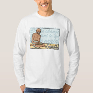 Camiseta Gandhi sea la cita del cambio