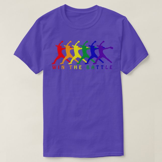 Camiseta Gane el Battle Fastpitch Softball Pitcher Pride LG (Diseño del anverso)