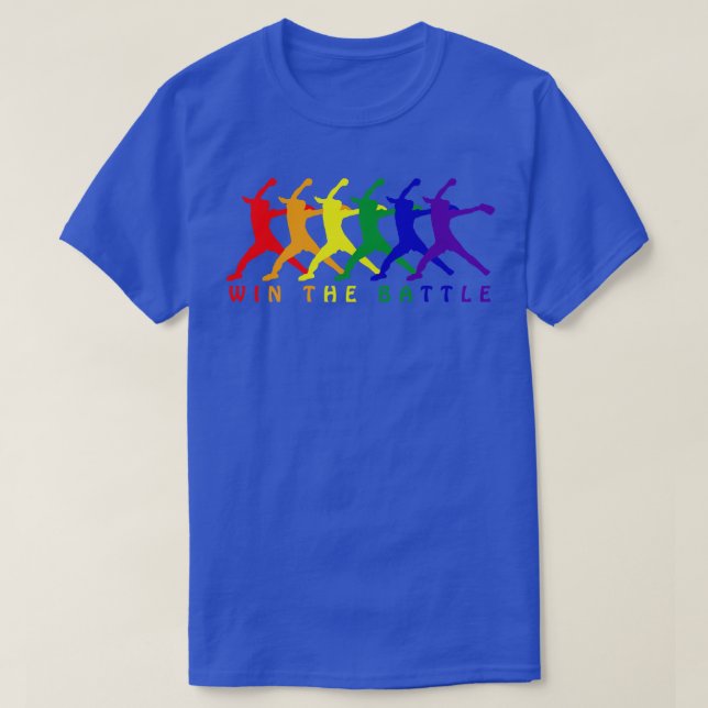 Camiseta Gane el Battle Fastpitch Softball Pitcher Pride LG (Diseño del anverso)