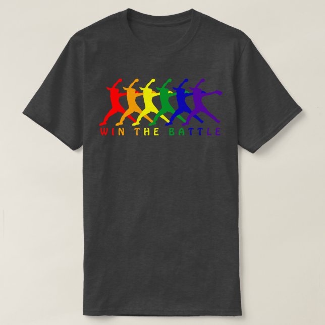 Camiseta Gane el Battle Fastpitch Softball Pitcher Pride LG (Diseño del anverso)