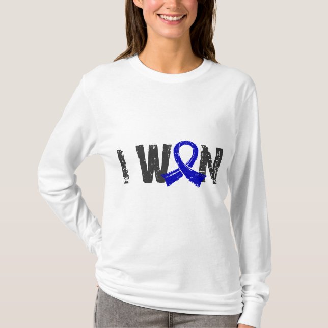 Camiseta Gané el cáncer de colon (Anverso)