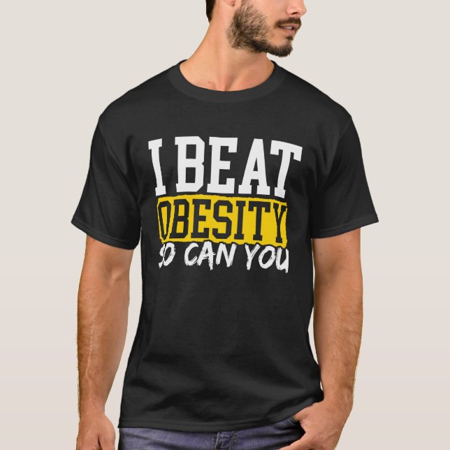 Camiseta Gané La Obesidad Así Que Puedes Obesidad Guerrero  (Anverso)