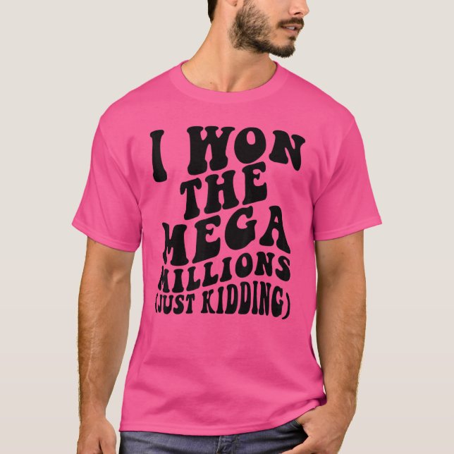 Camiseta Gané Los Mega Millones Solo Repartiendo El Juego D (Anverso)