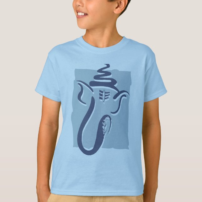 Camiseta Ganesh artístico (Anverso)