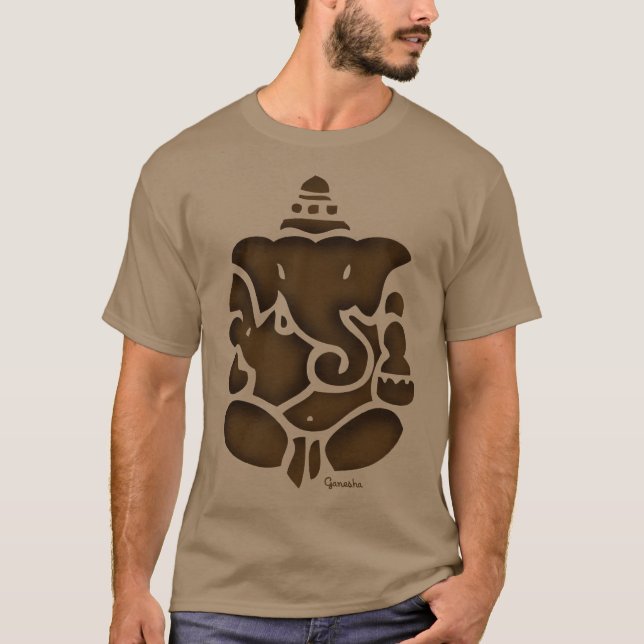 Camiseta Ganesh Brown (Anverso)