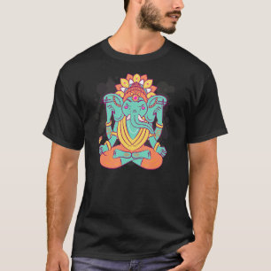 Camiseta Ganesh Chaturthi Hinduismo Prosperidad Buena Fortu