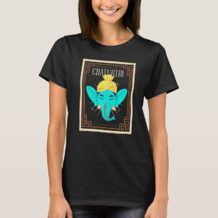 Camiseta Ganesh Chaturthi Hinduismo Prosperidad Buena Fortu