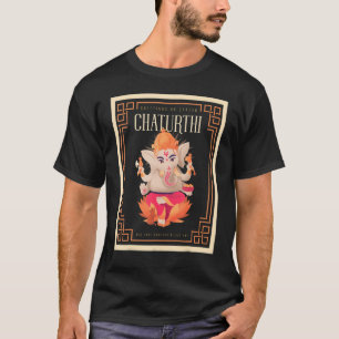 Camiseta Ganesh Chaturthi Hinduismo Prosperidad Buena Fortu