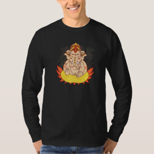 Camiseta Ganesh Chaturthi Hinduismo Prosperidad Buena Fortu