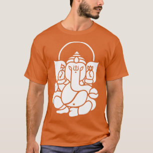 Camiseta Ganesh Ganesa Ganapati Elephant 3 blanco
