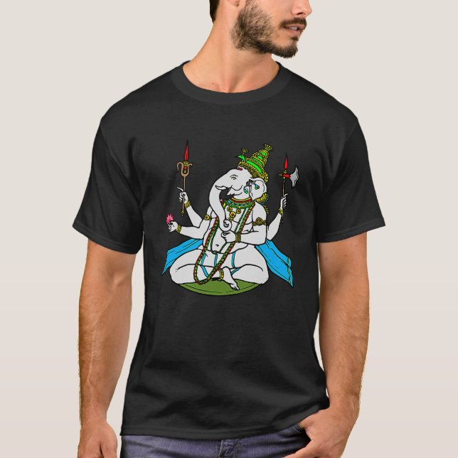 Camiseta Ganesh Hindu Deity Ganesha (Anverso)