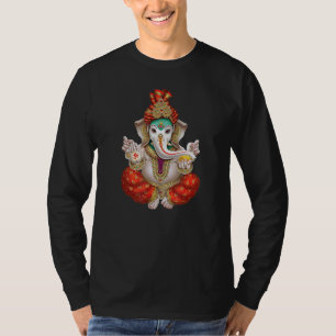 Camiseta Ganesh Hindu Deity Patrón De Artes Y Ciencia