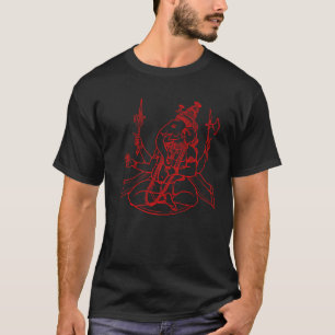 Camiseta Ganesh Ohm Yoga Tercer Ojo Isha Hindu Linga 8