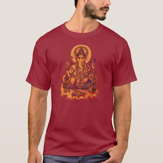 Camiseta Ganesh - removedor de obstáculos (Anverso)