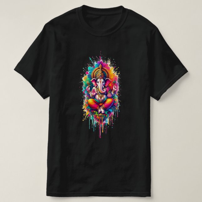 Camiseta Ganesha 1 Mens T-Shirt (Diseño del anverso)