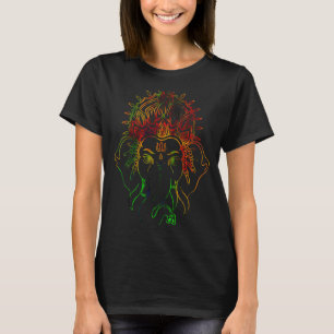 Camiseta Ganesha Dios hindú Espiritualidad Yoga Psicodélico