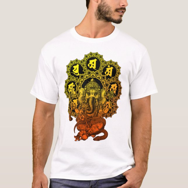 Camiseta Ganesha Mandala2 (Anverso)
