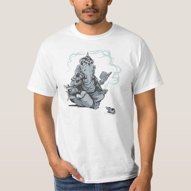 Camiseta Ganesha reading (Anverso)