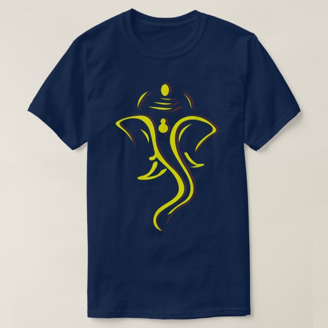 Camiseta Ganesha TGanapati Vinayaka Hinduismo Hindú (Diseño del anverso)