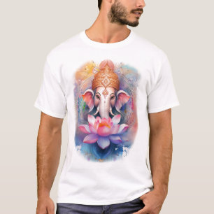 Camiseta Ganesha y loto