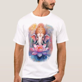 Camiseta Ganesha y loto