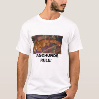 Camiseta ¡gang1a, REGLA de DASCHUNDS!