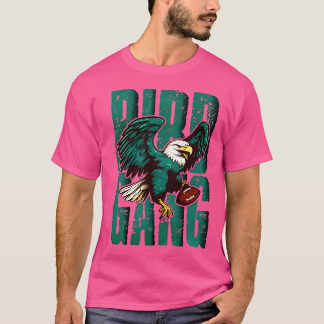 Camiseta Gang de pájaro retro Águilas Filadelfia (Anverso)
