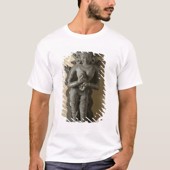 Camiseta Ganga, diosa que personifica el río sagrado GA (Anverso)