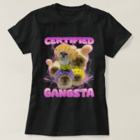 Gangsta certificado Kawaii Cat Meme Chicas Gatos