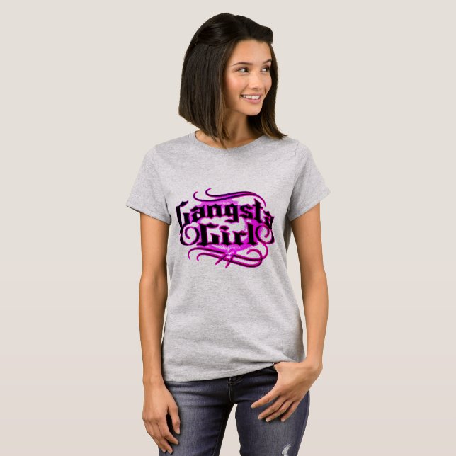 Camiseta Gangsta Chica (Anverso completo)