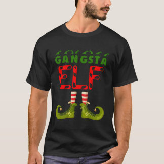 Camiseta Gangsta Elf Funny Group Matando a la Familia Pajam