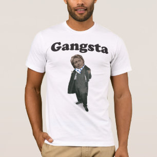 Camiseta Gangsta Hillary Clinton