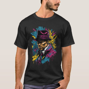 Camiseta Gangster Americano Estilo Mafioso Clásico de los 4