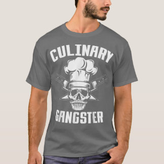 Camiseta Gangster culinario, chef de cocina, gurú de cocina