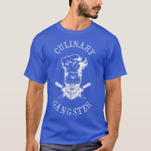 Camiseta Gangster culinario Hombres Chef Cocinando Gurú Asp