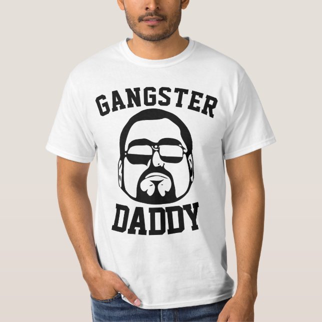 Camiseta GANGSTER DADDY Funny Dad T-Shirt (Anverso)