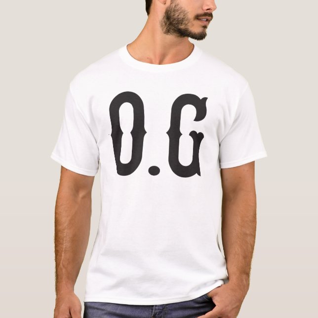 Camiseta Gángster de la original de O.G (Anverso)