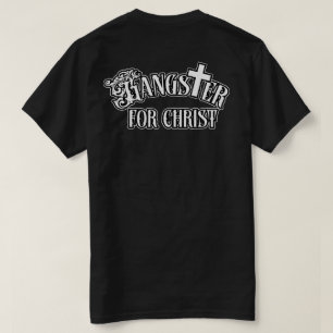Camiseta Gangster de nombre personalizado para Cristo