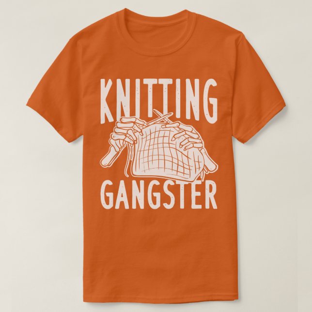 Camiseta Gangster de punto (Diseño del anverso)
