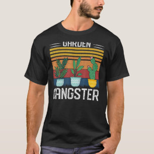 Camiseta Gangster del Jardín   Jardinería Jardinero Plantas