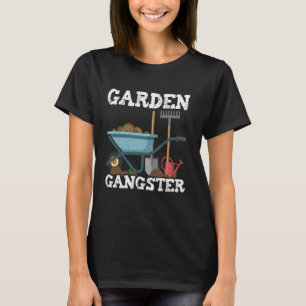 Camiseta Gangster del Jardín Regalo para Amante de la Jardi