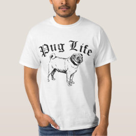 Camiseta Gángster divertido del perro de la vida del barro