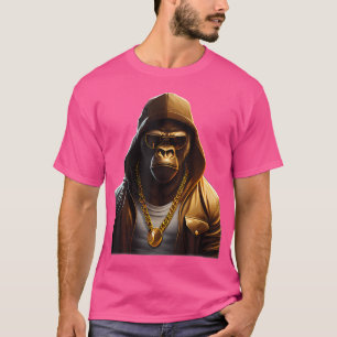 Camiseta Gangster Hip Hop Gorilla