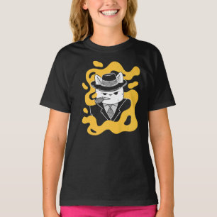 Camiseta Gángster Mob de Guay estilo retro Gato Cigar Busin