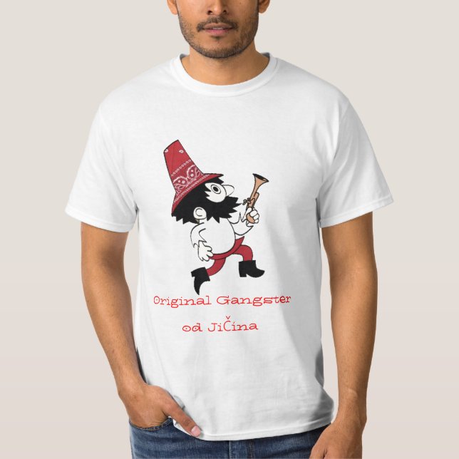 Camiseta Gángster original od Jičína (Anverso)
