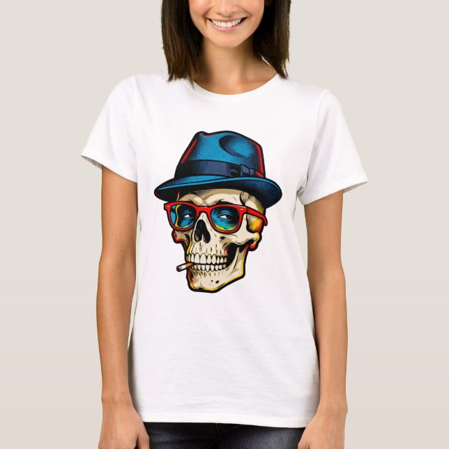 Camiseta Gangster Skully (Anverso)