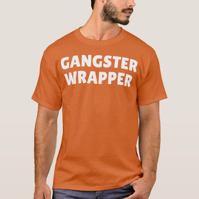 Camiseta Gangster Wrapper Navidades divertidos Navidades gr (Anverso)