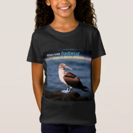 Camiseta Gannet de pie azul
