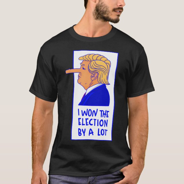 Camiseta Ganó Donald Trump (Anverso)